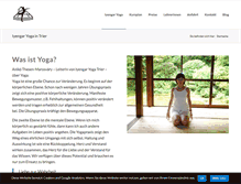 Tablet Screenshot of iyengar-yoga-trier.de